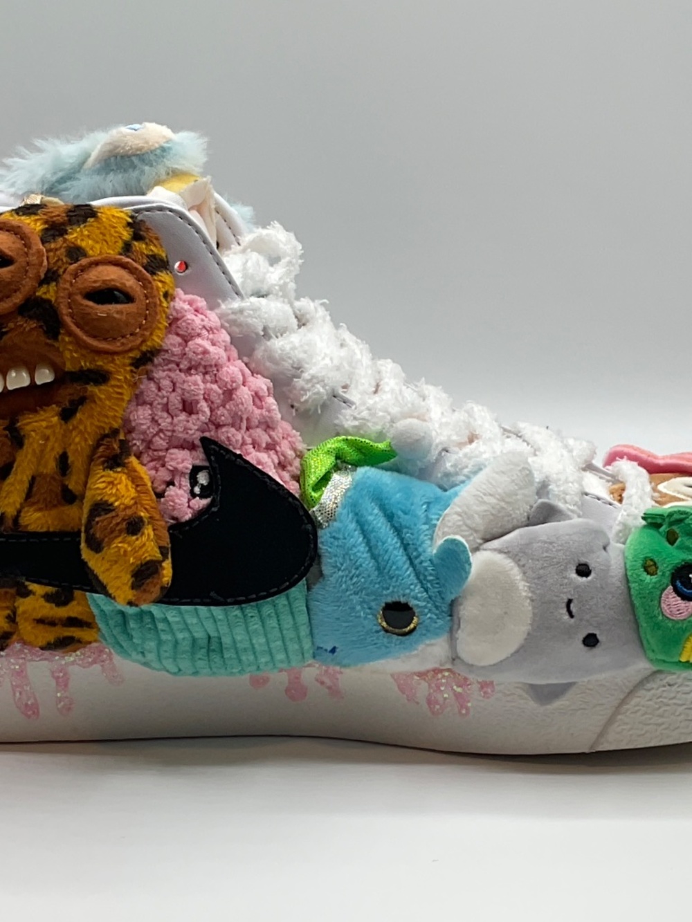 Skullpanda Labubu Nike Blazer Sneakers sz 10 - Picture 5 of 8